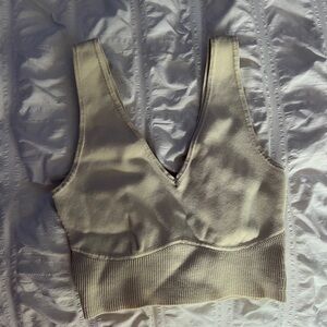 La Hearts Cream Tank Top